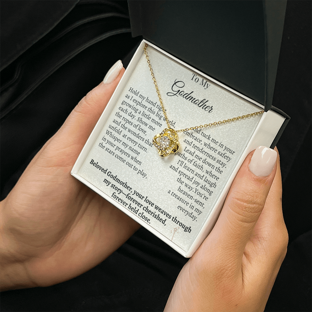 To My Godmother – Sentimental Necklace Gift from Godchild | Forever Cherished & Held Close