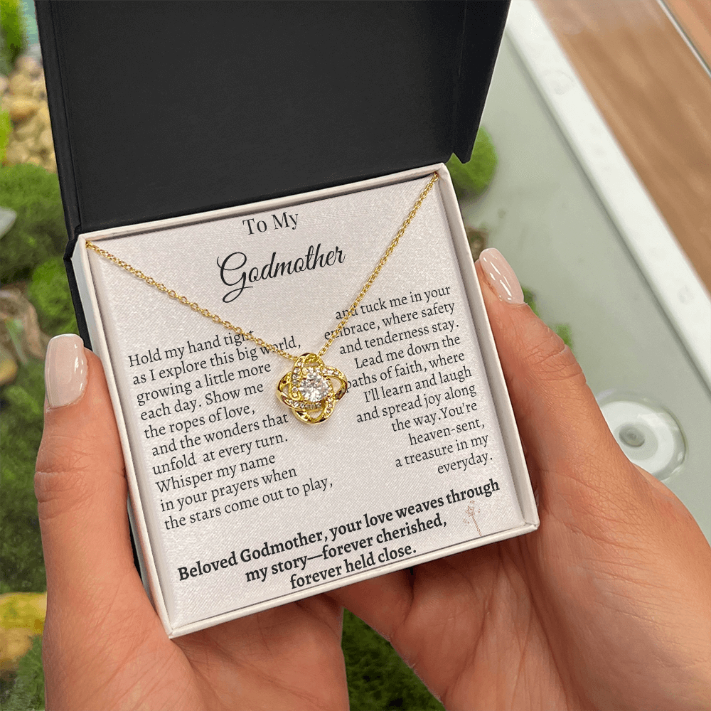 To My Godmother – Sentimental Necklace Gift from Godchild | Forever Cherished & Held Close