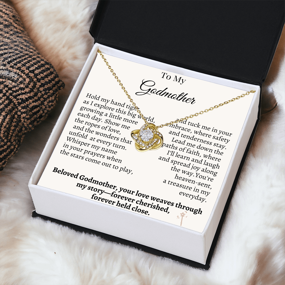 To My Godmother – Sentimental Necklace Gift from Godchild | Forever Cherished & Held Close