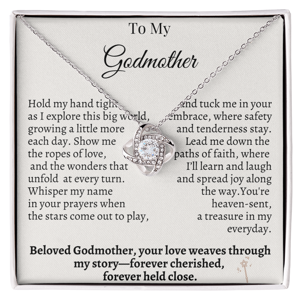 To My Godmother – Sentimental Necklace Gift from Godchild | Forever Cherished & Held Close