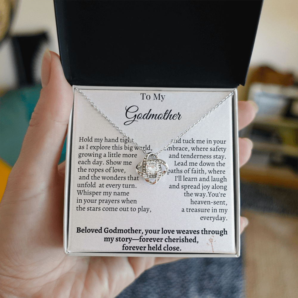 To My Godmother – Sentimental Necklace Gift from Godchild | Forever Cherished & Held Close