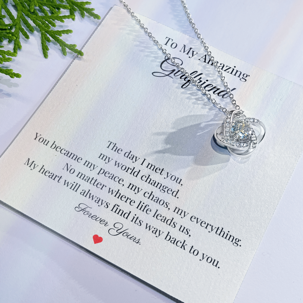 To My Amazing Girlfriend – “Forever Yours” Necklace Gift