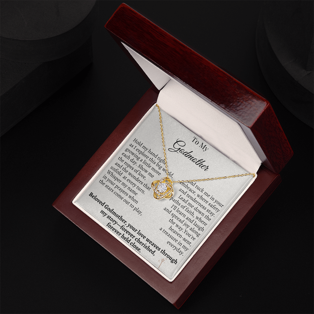 To My Godmother – Sentimental Necklace Gift from Godchild | Forever Cherished & Held Close