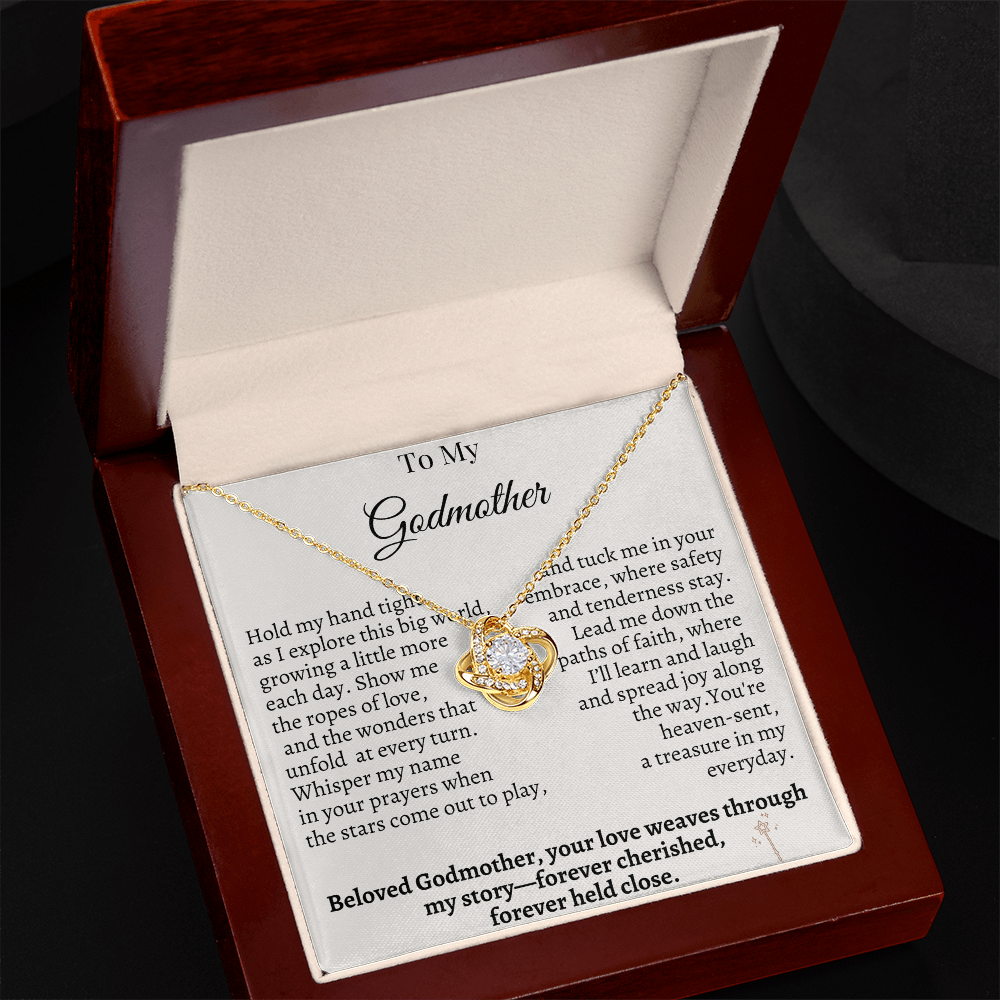 To My Godmother – Sentimental Necklace Gift from Godchild | Forever Cherished & Held Close
