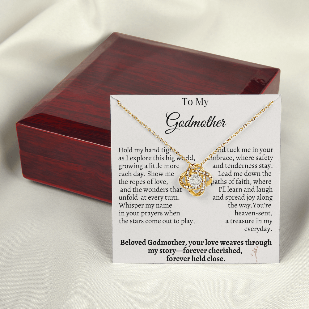 To My Godmother – Sentimental Necklace Gift from Godchild | Forever Cherished & Held Close