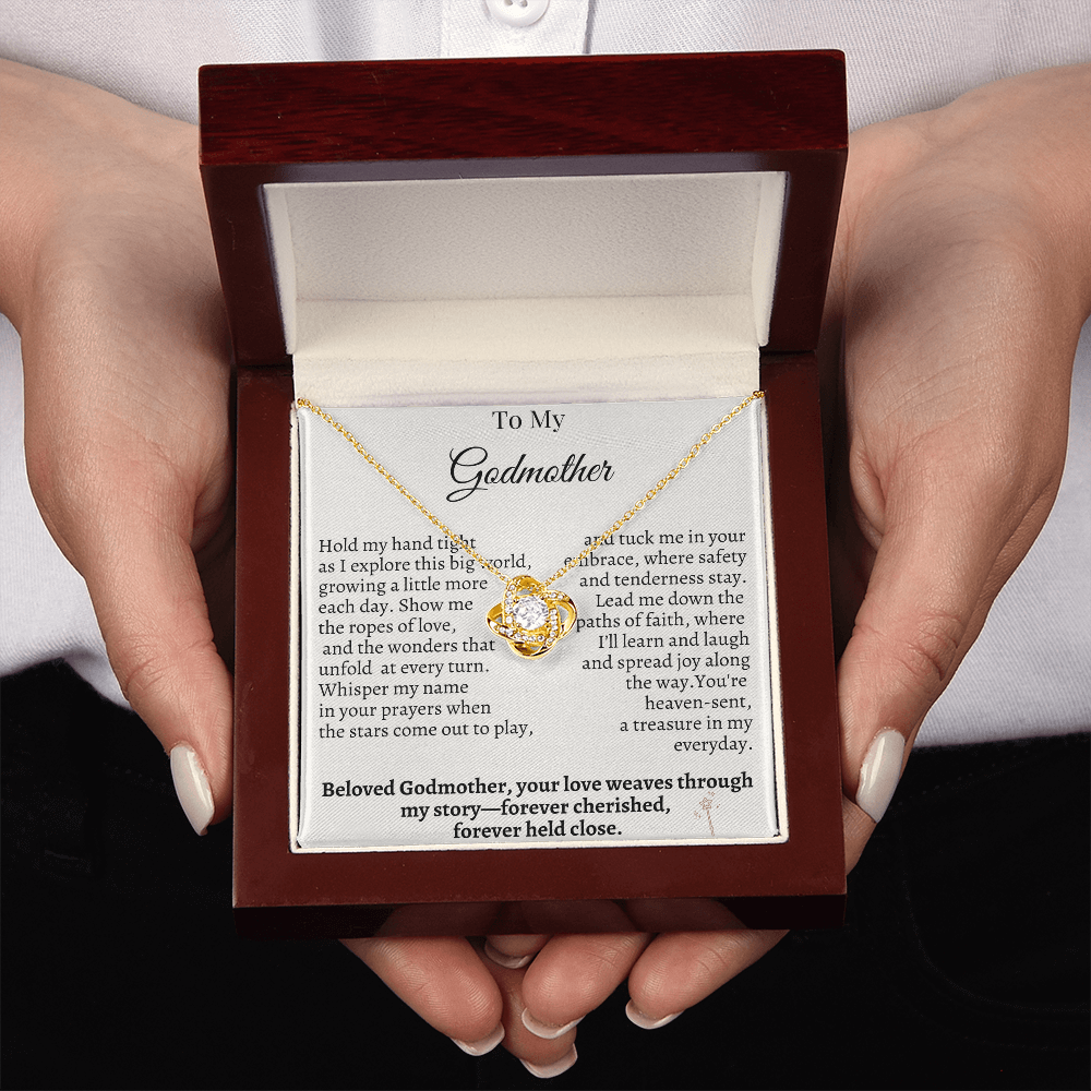 To My Godmother – Sentimental Necklace Gift from Godchild | Forever Cherished & Held Close