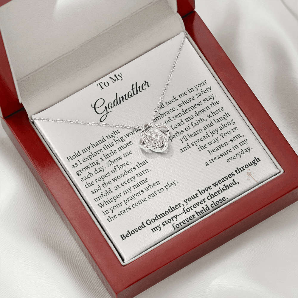 To My Godmother – Sentimental Necklace Gift from Godchild | Forever Cherished & Held Close