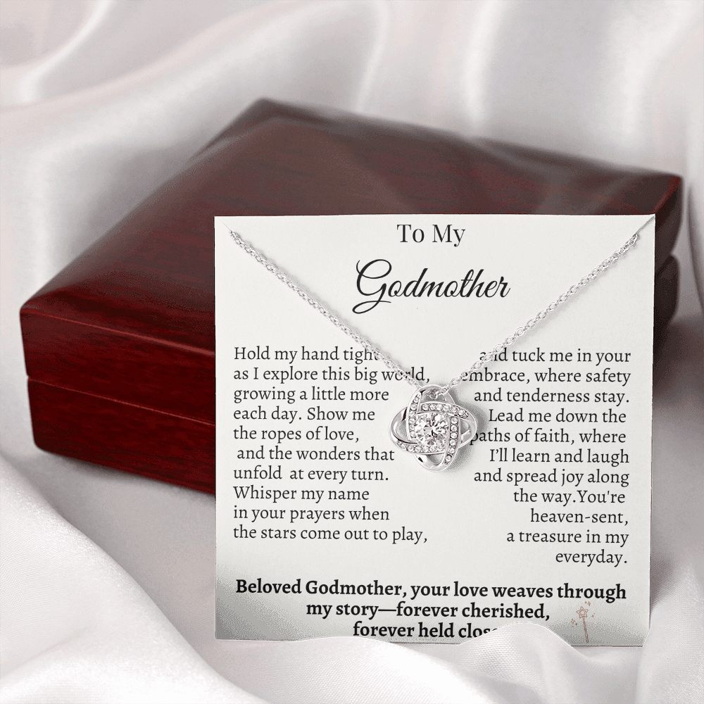 To My Godmother – Sentimental Necklace Gift from Godchild | Forever Cherished & Held Close