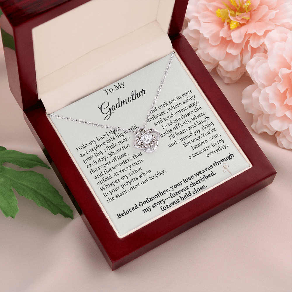 To My Godmother – Sentimental Necklace Gift from Godchild | Forever Cherished & Held Close