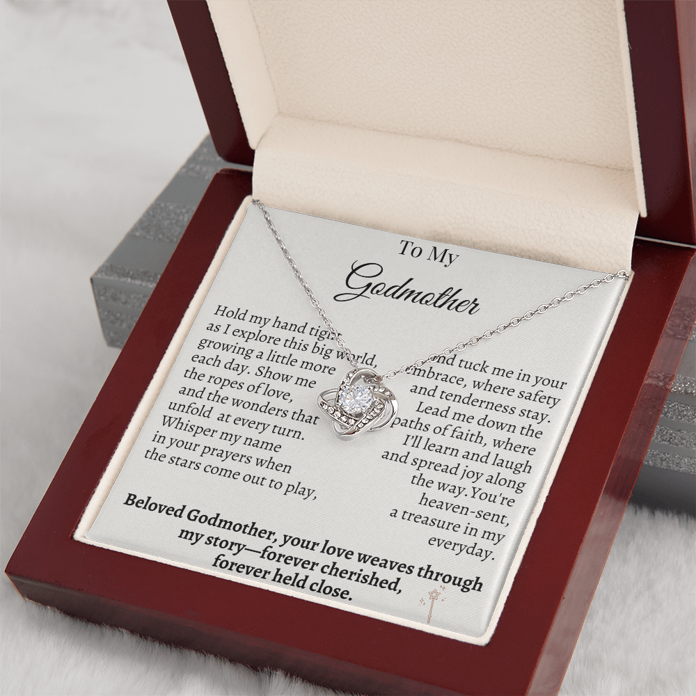 To My Godmother – Sentimental Necklace Gift from Godchild | Forever Cherished & Held Close
