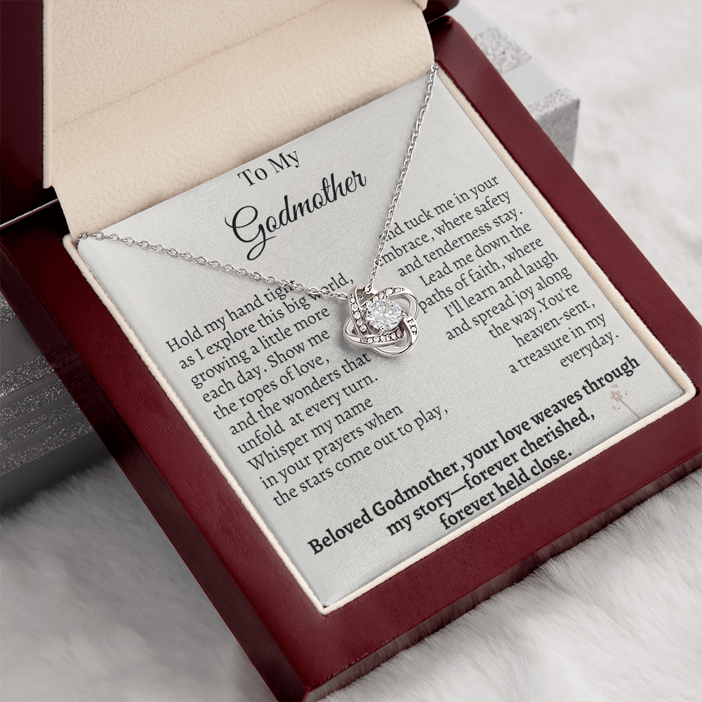 To My Godmother – Sentimental Necklace Gift from Godchild | Forever Cherished & Held Close