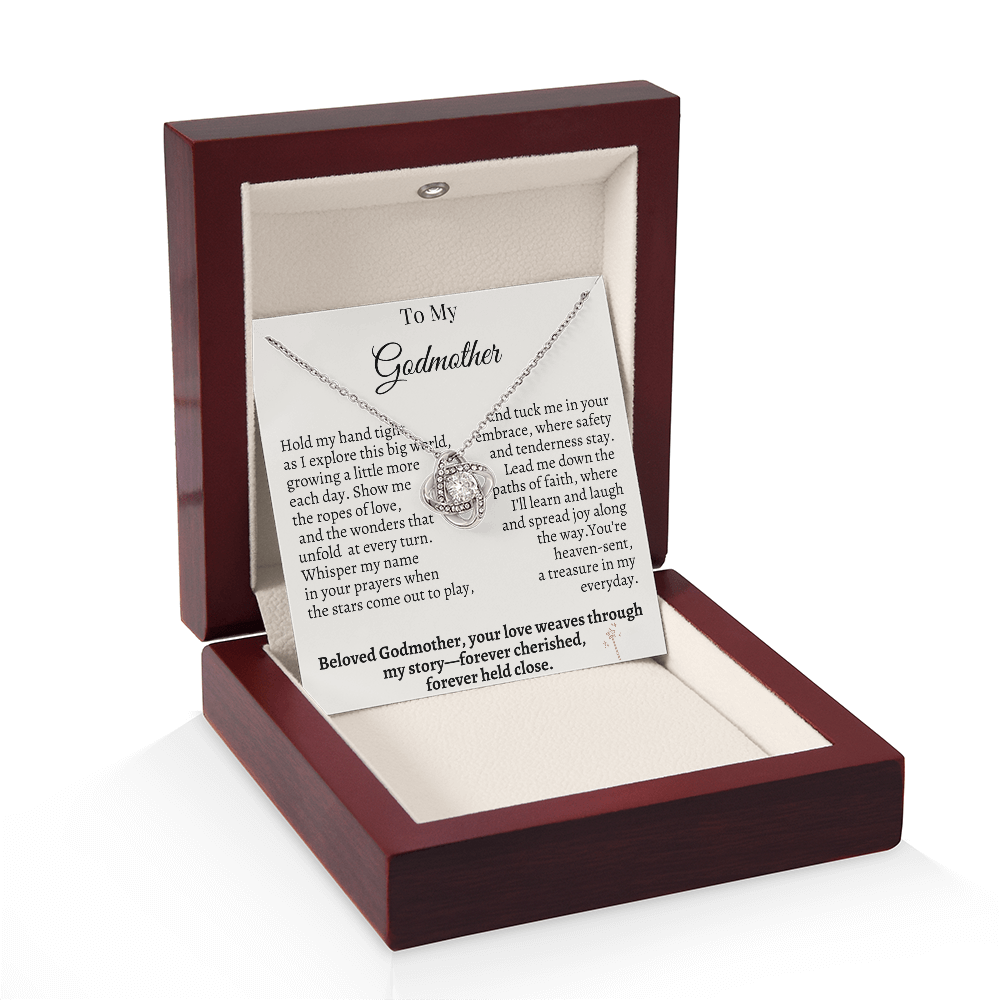 To My Godmother – Sentimental Necklace Gift from Godchild | Forever Cherished & Held Close