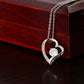 Will You Be My Girlfriend – Romantic Heart Necklace Gift for Her