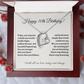 Happy 10th Birthday Necklace – Double Digits Celebration Gift for Daughter, Granddaughter, Niece – Meaningful Jewelry for Tween Girl's Milestone