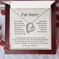 "I'm Sorry" Apology Necklace – For the One You Hurt but Never Stopped Loving