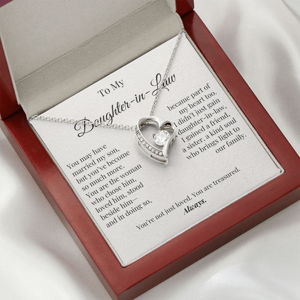 You Are Treasured – Elegant Jewelry Gift for Daughter-in-Law