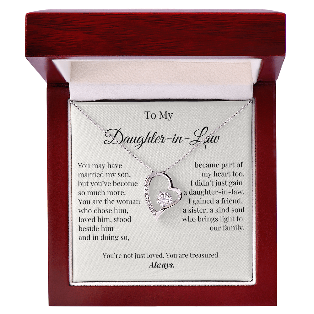 You Are Treasured – Elegant Jewelry Gift for Daughter-in-Law