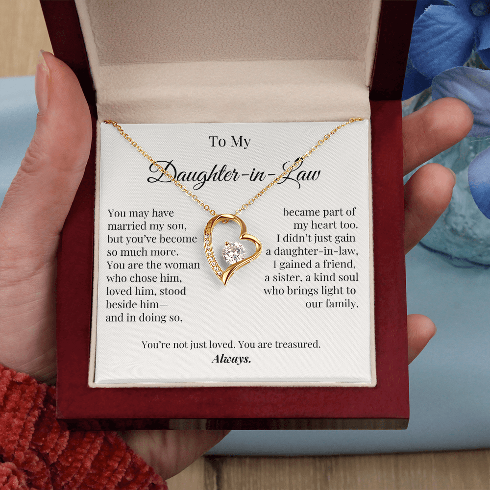 You Are Treasured – Elegant Jewelry Gift for Daughter-in-Law