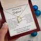 Will You Be My Girlfriend – Romantic Heart Necklace Gift for Her