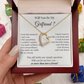 Will You Be My Girlfriend – Romantic Heart Necklace Gift for Her