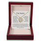 "I'm Sorry" Apology Necklace – For the One You Hurt but Never Stopped Loving