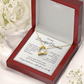 Graduation Necklace Gift for Her – CZ Heart with Card | Sentimental Graduation Jewelry from Mom, Dad or Family