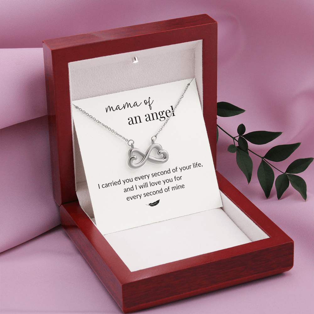 "Mama of an Angel" Memorial Necklace – A Heartfelt Tribute for Grieving Mothers