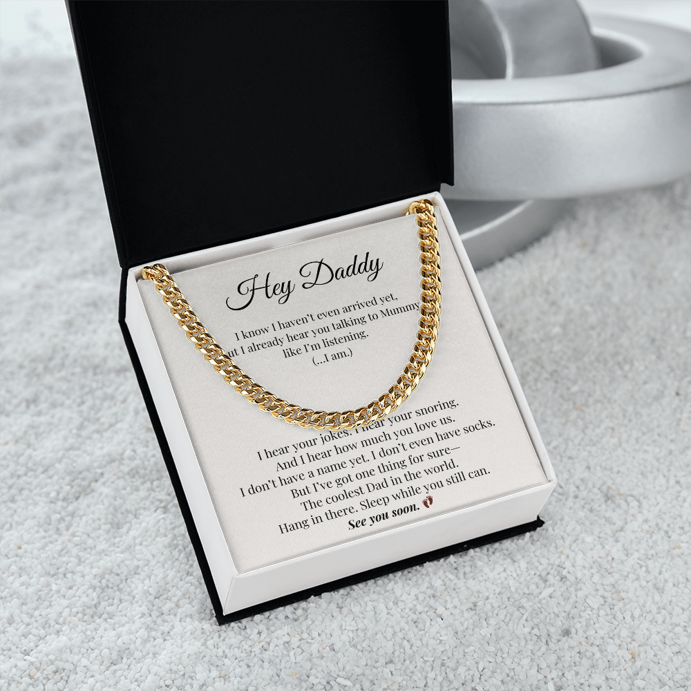 From Bump to Dad – Meaningful & Funny Necklace for Expecting Father