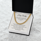 From Bump to Dad – Meaningful & Funny Necklace for Expecting Father