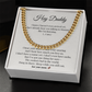 From Bump to Dad – Meaningful & Funny Necklace for Expecting Father