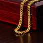 Happy 40th Birthday Gift for Him – Meaningful Cuban Chain Necklace with Message Card
