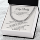 From Bump to Dad – Meaningful & Funny Necklace for Expecting Father