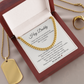From Bump to Dad – Meaningful & Funny Necklace for Expecting Father