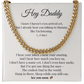 From Bump to Dad – Meaningful & Funny Necklace for Expecting Father