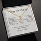 30th Birthday Necklace for Her – Celebrate a New Chapter with Love and Dreams – Meaningful Gift for Women Turning 30