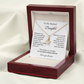 To My Dearest Daughter - "My Heart Is Always With You" Sentimental Necklace Gift from Dad
