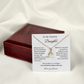 To My Dearest Daughter - "My Heart Is Always With You" Sentimental Necklace Gift from Dad