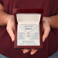 To My Beautiful Girlfriend – Heartfelt Gift Necklace with Romantic Message Card