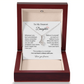 To My Dearest Daughter - "My Heart Is Always With You" Sentimental Necklace Gift from Dad