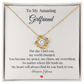 To My Amazing Girlfriend – “Forever Yours” Necklace Gift