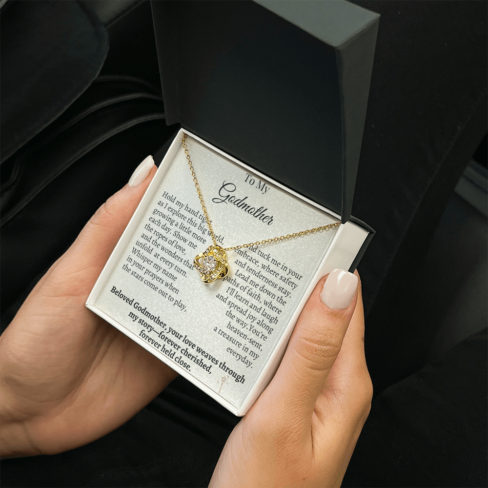 To My Godmother – Sentimental Necklace Gift from Godchild | Forever Cherished & Held Close