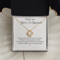 Thank You Necklace – You're So Appreciated | Heartfelt Appreciation Gift