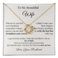 Romantic Gift for Wife – Necklace with Emotional Letter from Husband