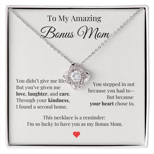 To My Bonus Mom – Heartfelt Gift from Daughter or Stepkids
