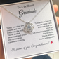 "To a Brilliant Graduate" Necklace – Graduation Gift for Her, Class of 2025 Jewelry