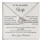 Romantic Gift for Wife – Necklace with Emotional Letter from Husband
