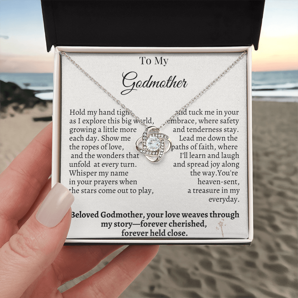 To My Godmother – Sentimental Necklace Gift from Godchild | Forever Cherished & Held Close