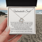 “Unbreakable Soul” Encouragement Necklace – Gift for Women Going Through Hard Times