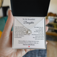 To My Daughter Necklace  – A Bond That Shines Forever