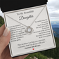 To My Daughter Necklace  – A Bond That Shines Forever